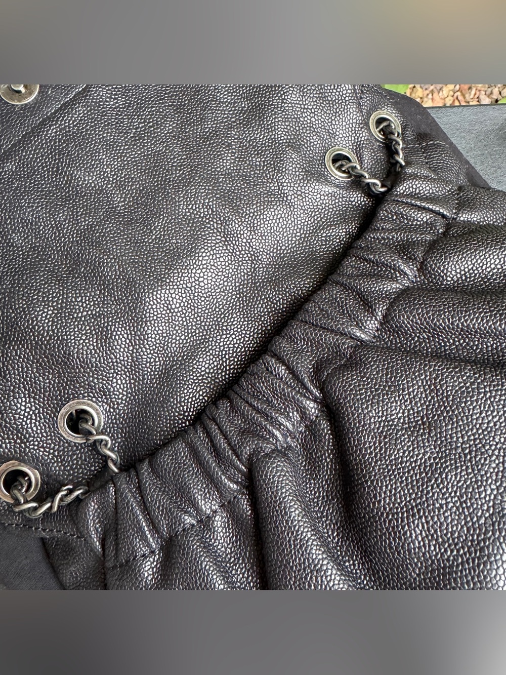 Chanel Shiny Caviar Quilted Elastic Flap Shoulder Bag - Picture 11 of 16